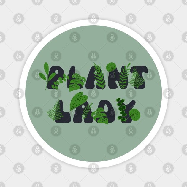 Plant Lady Magnet by Veronica Morales Designer